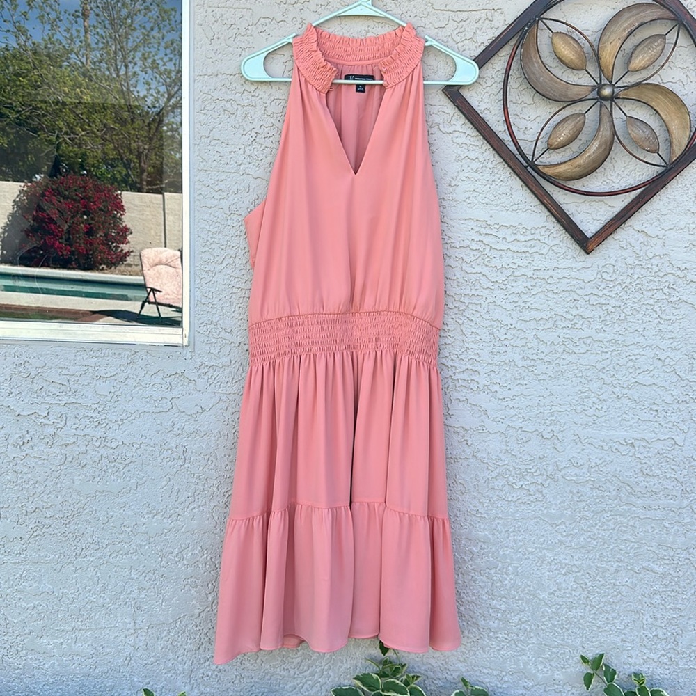 International Concepts women’s coral pink dress size xl
